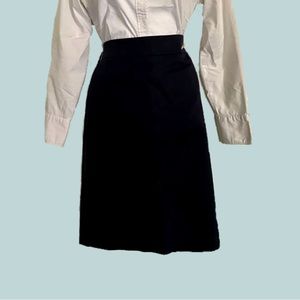 Navy Ann Taylor Skirt